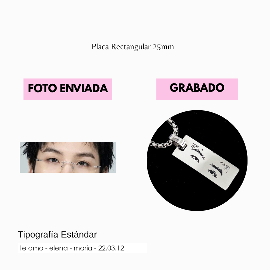 Cadena Kai con Placa Personalizada