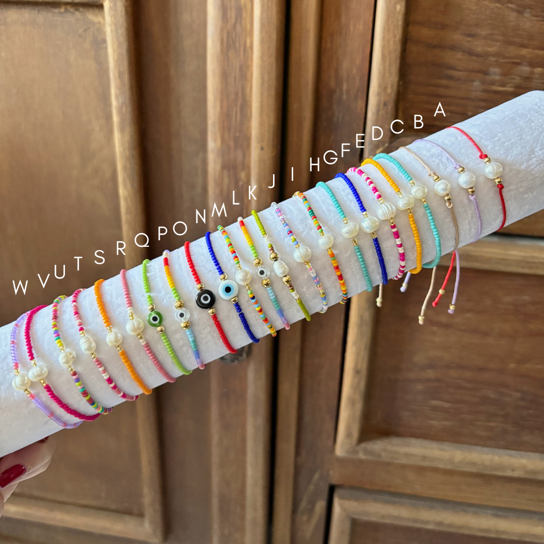 Pulseras Colores Chaquira