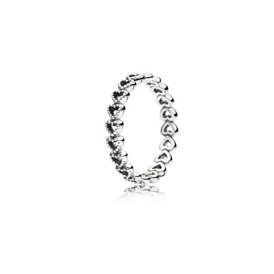 Anillo Plata Mini Hearts