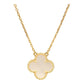 Collar Trébol Blanco