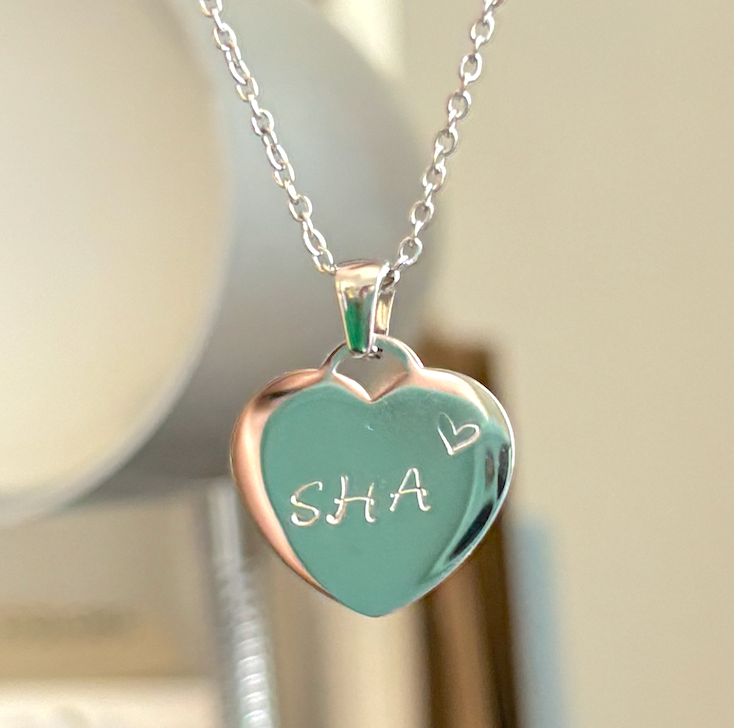 Collar Placa Corazón