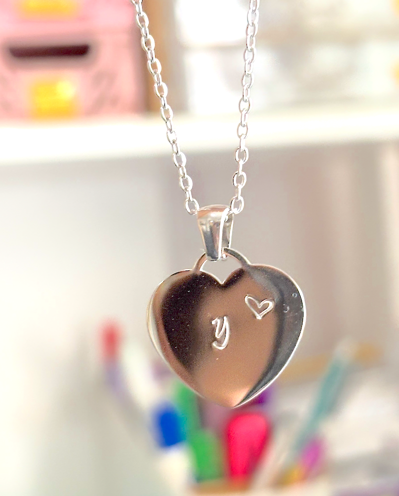 Collar Placa Corazón