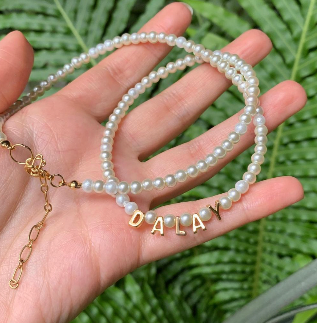 Collar de Perlas con Nombre